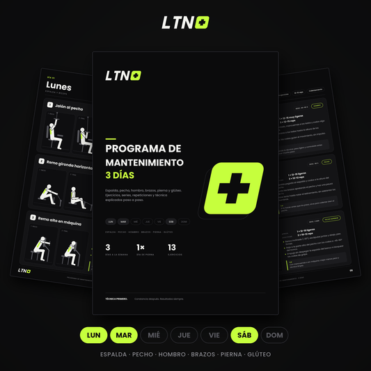 Programa LTN Plus MANTENIMIENTO 3 DIAS