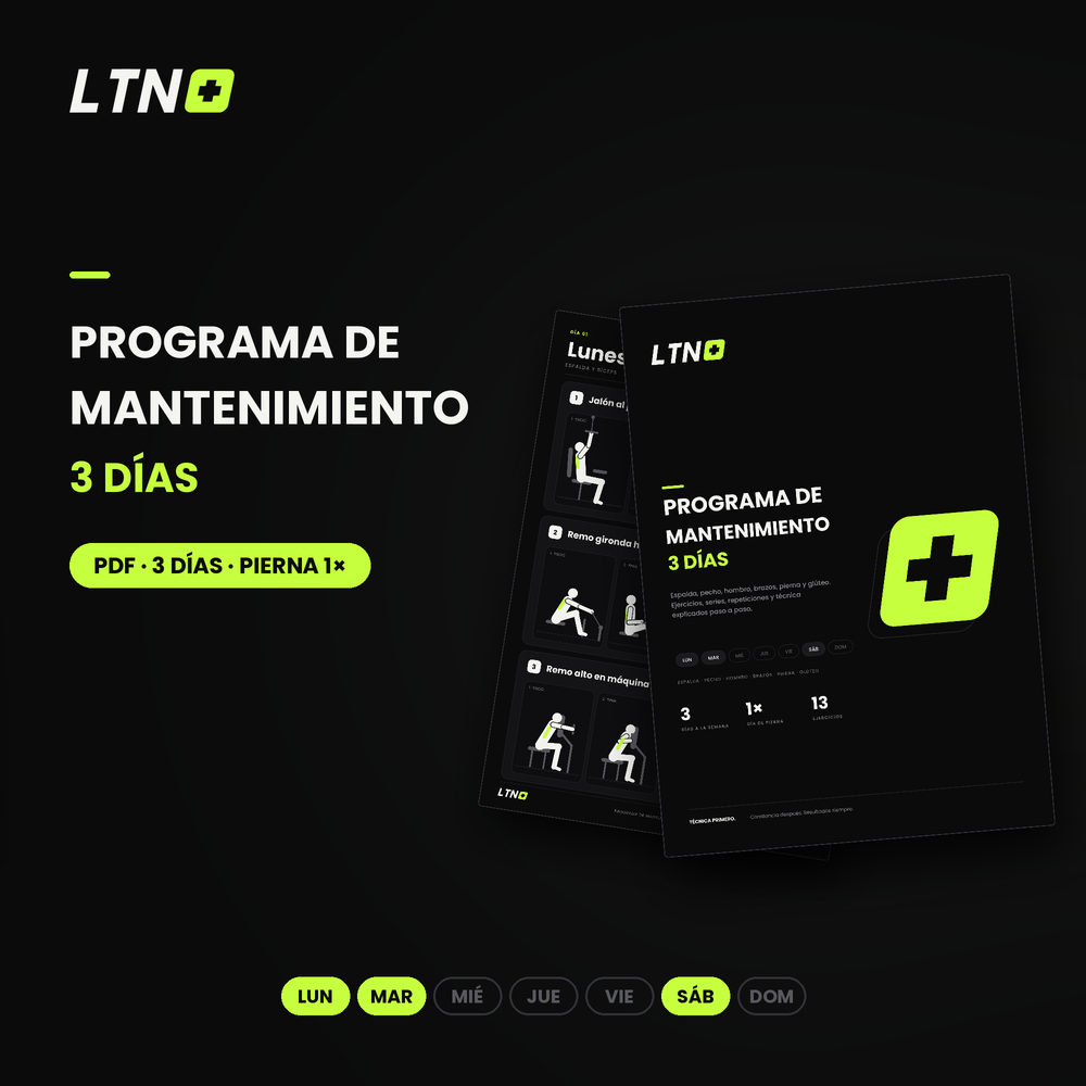 Programa LTN Plus MANTENIMIENTO 3 DIAS