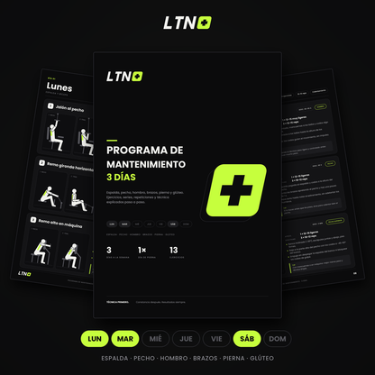 Programa LTN Plus MANTENIMIENTO 3 DIAS
