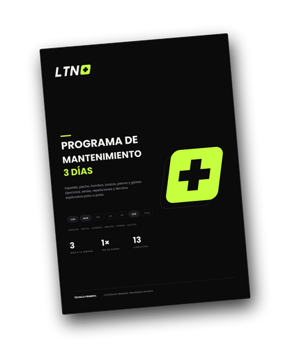 Programa LTN Plus MANTENIMIENTO 3 DIAS